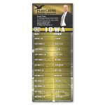 Custom Football Schedule Magnet - 4