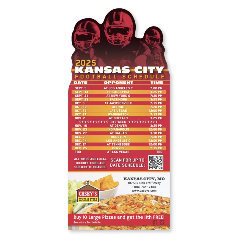 Football-Schedule-Magnet-SCH29 Custom Football Schedule Magnet