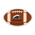 Custom Football Shaped NoteKeeper™ Magnet 20 Mil