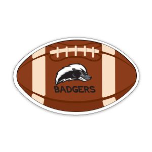 Custom Football Shaped NoteKeeper™ Magnet 20 Mil