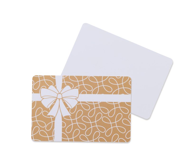 Custom Gift Box Greeting Card - White - 1