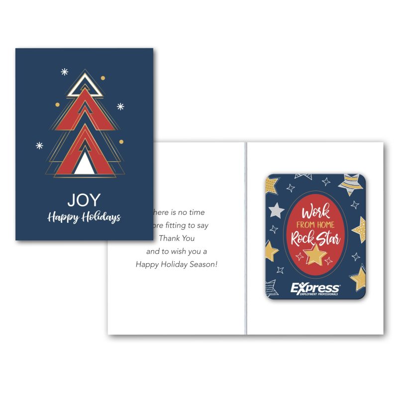 Custom Greeting Card with Magnetic Photo Frame