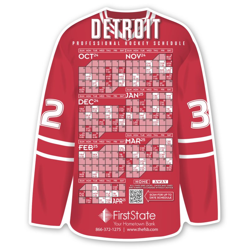 Custom Hockey Jersey Schedule