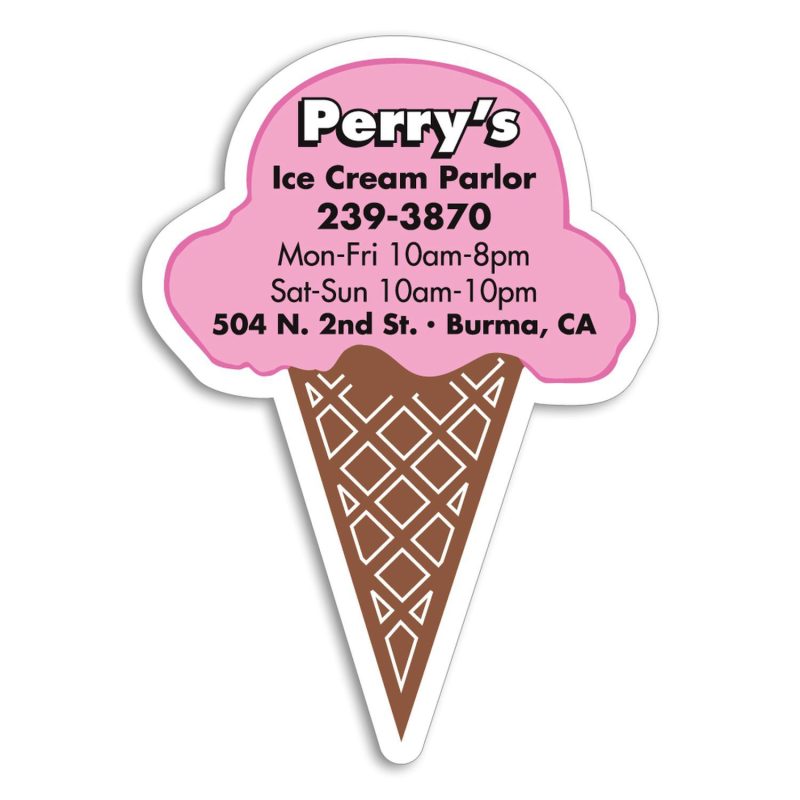 Custom Ice Cream Cone Magnet