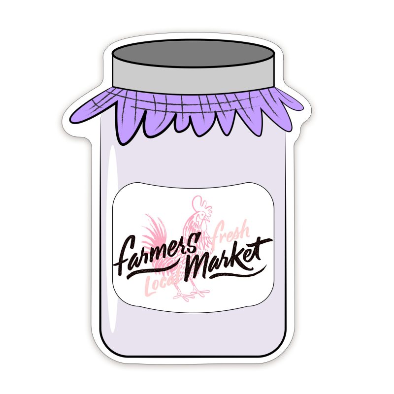 Custom Jar Shaped NoteKeeper™ Magnet 20 Mil