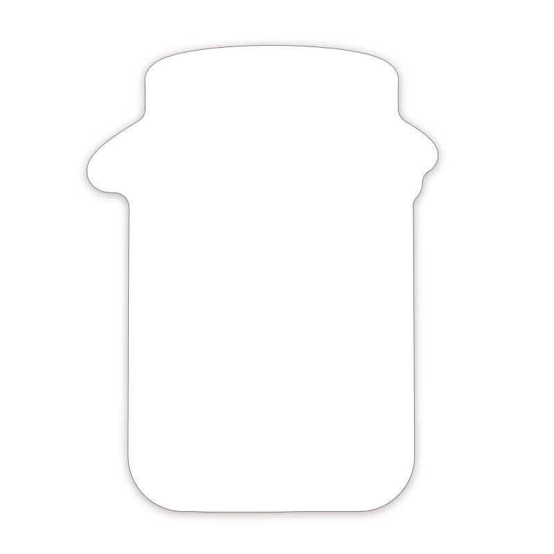 Custom Jar Shaped NoteKeeper™ Magnet 35 Mil - 1