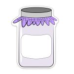 Custom Jar Shaped NoteKeeper™ Magnet 35 Mil - 3