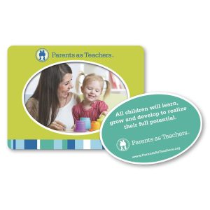 Custom Jumbo Picture Frame Magnet - Oval Punch Out