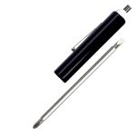 Custom Jumbo Pocket Screwdriver - Reversible 3/16" Flat Tip & #1 Phillips Blade w/Magnet Top - 2