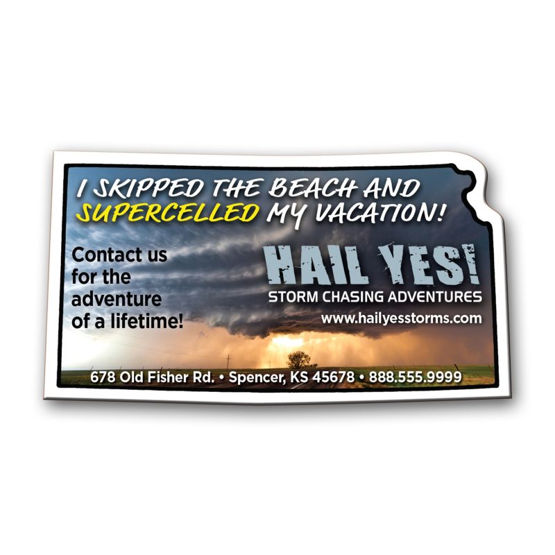 Custom Kansas State Magnet