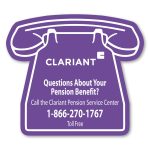 Custom Large Telephone Magnet