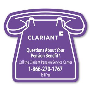 Custom Large Telephone Magnet