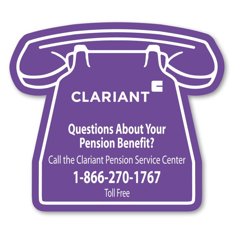 Custom Large Telephone Magnet