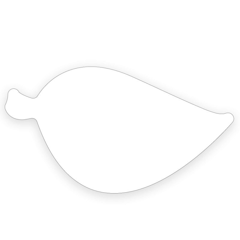 Custom Leaf Shaped NoteKeeper™ Magnet 35 Mil - 1
