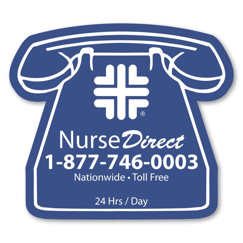 Custom Medium Telephone Magnet