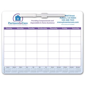 Custom Memo Board Calendar w/ Mag