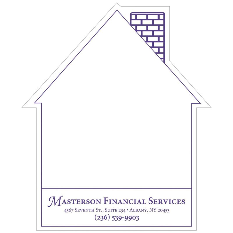 Custom Memo Board House w/ Rem Adh