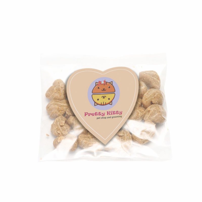 Custom Mini Snack Bag w/ Small Heart Magnet Pet Fill - 2