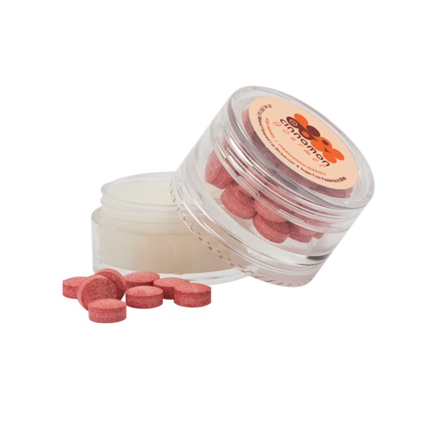Custom Mints & Lip Moisturizer in Double Stacked Jar - 4