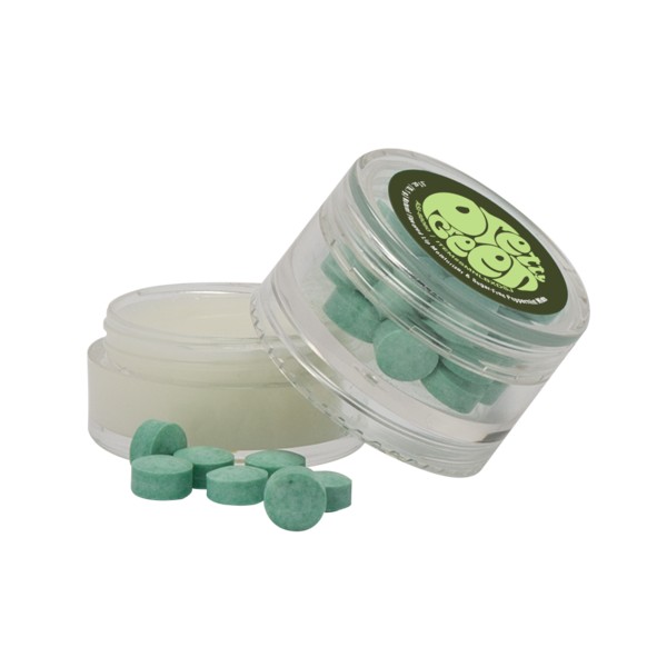 Custom Mints & Lip Moisturizer in Double Stacked Jar - 5