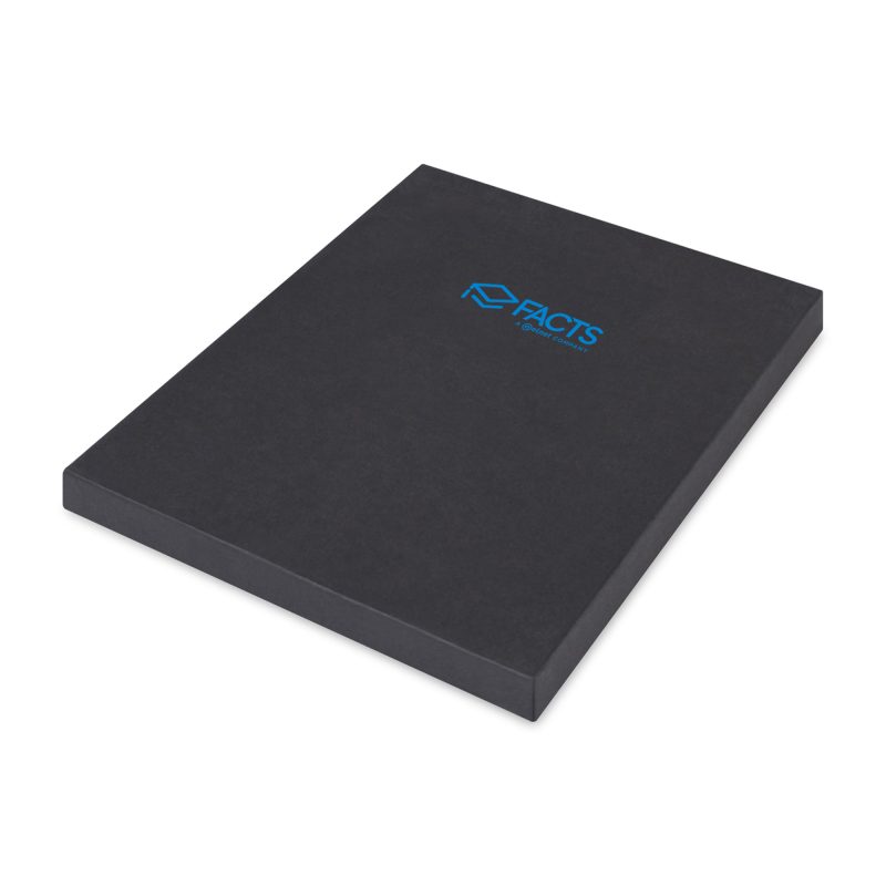 Custom Moleskine® X-Large Notebook Gift Box - Black