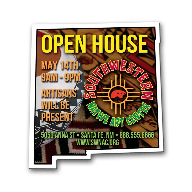 Custom New Mexico State Magnet