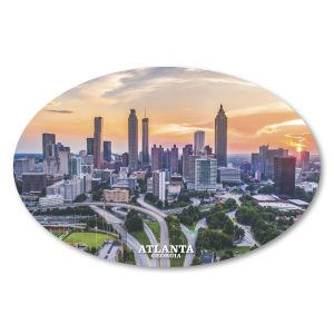 Custom Oval Cityscape
