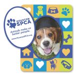 Custom Oval Punch Out Picture Frame Magnet