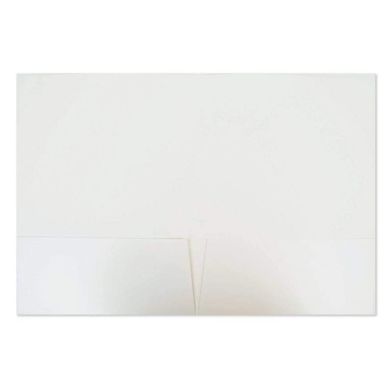 Custom Paper Presentation Folder (Smooth - 1 Color) - 2
