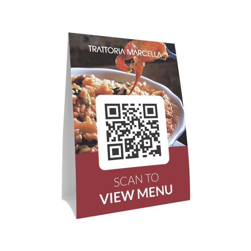 Paper-Table-Tent-PAP23 Custom Paper Table Tent