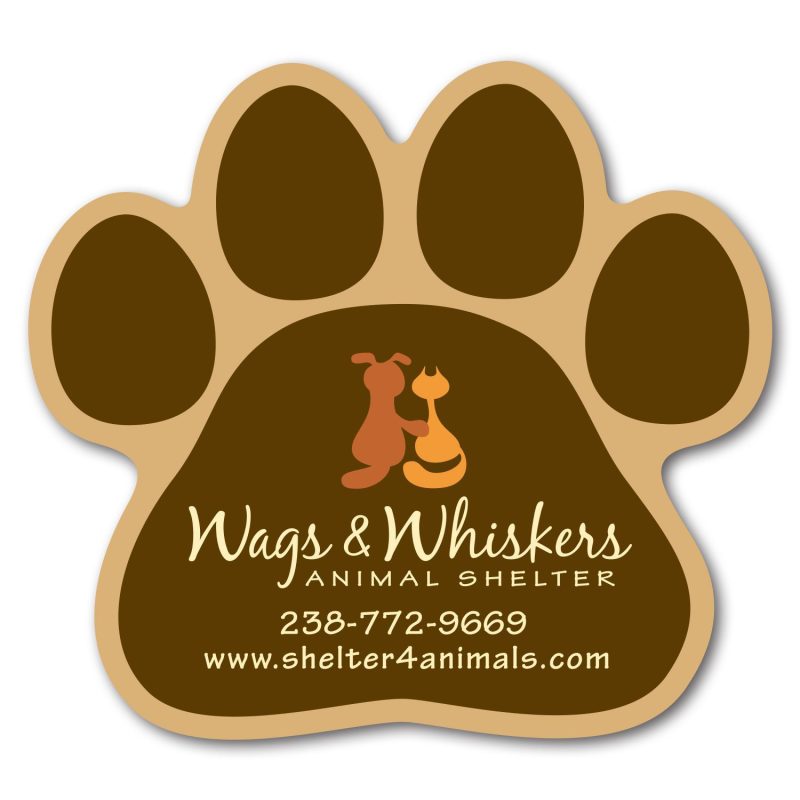 Paw-Print-Magnet-S482 Custom Paw Print Magnet