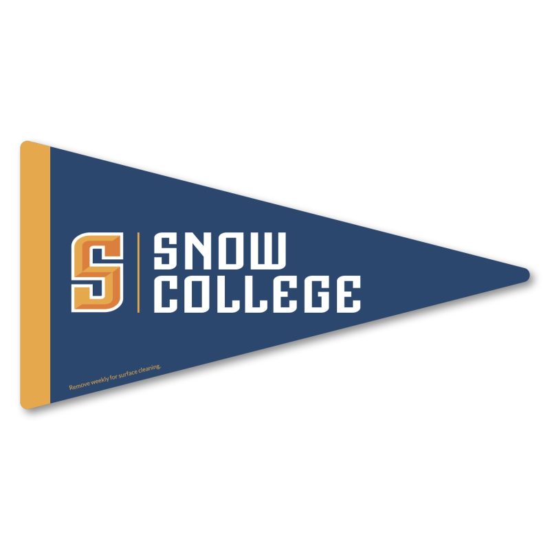 Custom Pennant Car Sign Magnet 7.125 x 3.75
