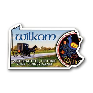 Custom Pennsylvania State Magnet