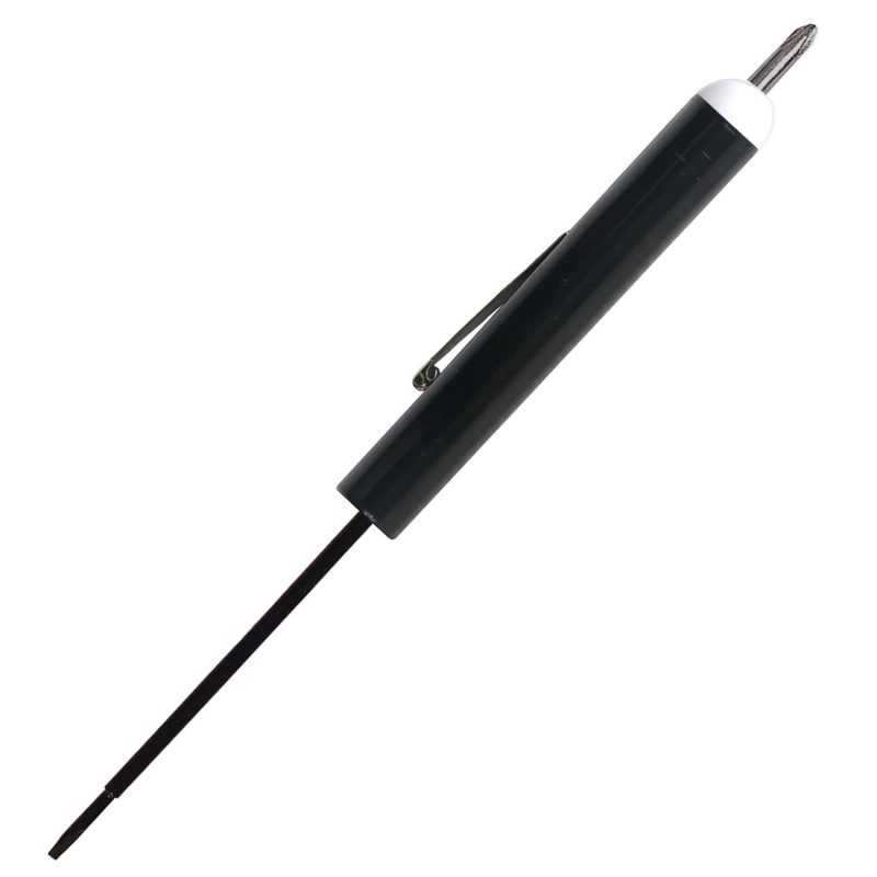 Custom Pocket Screwdriver - Fixed 2.5mm Tech Blade w/#0 Phillips Top - 2