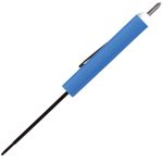 Custom Pocket Screwdriver - Fixed 2.5mm Tech Blade w/#0 Phillips Top - 3