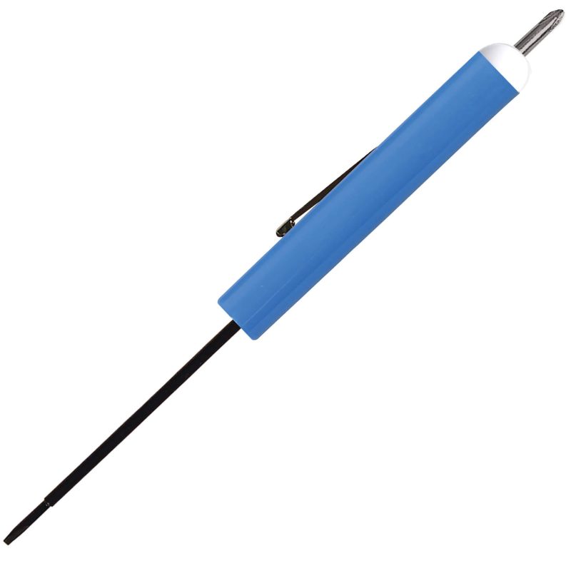 Custom Pocket Screwdriver - Fixed 2.5mm Tech Blade w/#0 Phillips Top - 3