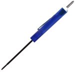 Custom Pocket Screwdriver - Fixed 2.5mm Tech Blade w/#0 Phillips Top - 5
