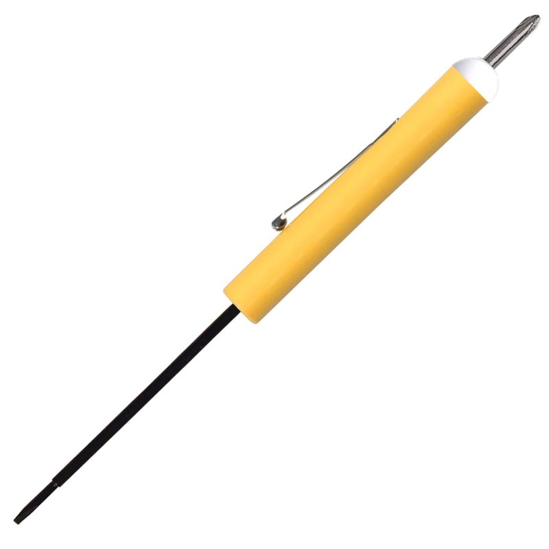 Custom Pocket Screwdriver - Fixed 2.5mm Tech Blade w/#0 Phillips Top - 9