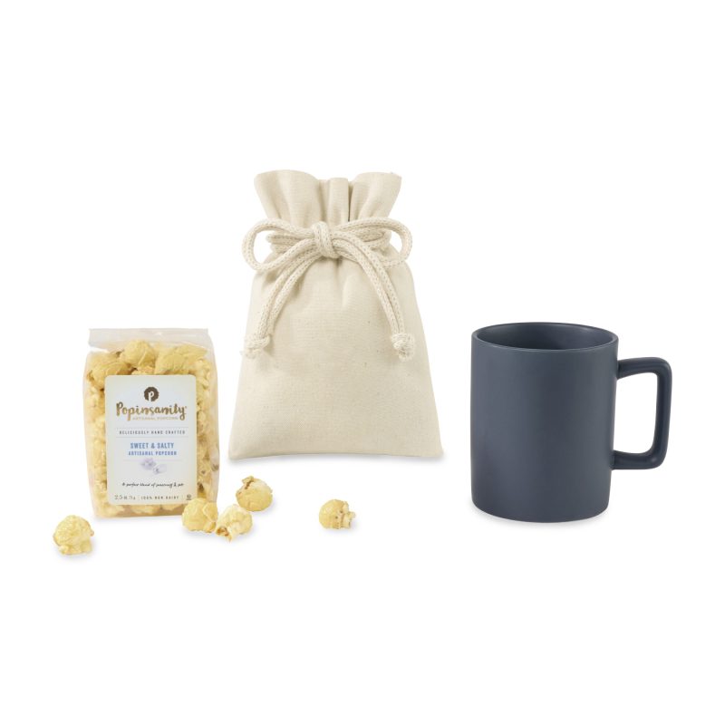 Custom Poppinsanity Artisanal Popcorn Mug Stuffer - Matte Navy - 1
