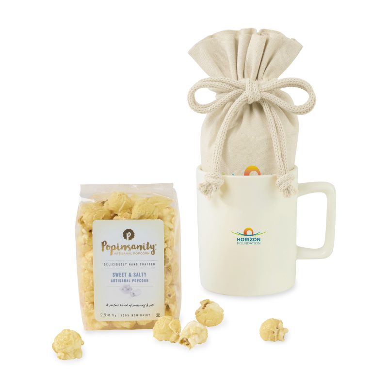 Custom Poppinsanity Artisanal Popcorn Mug Stuffer - Matte White - 2