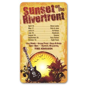 Custom Power Magnet Round Corner Rectangle