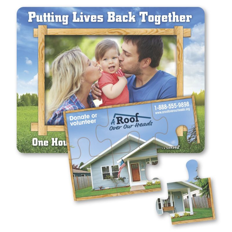 Custom Puzzle Picture Frame Magnet