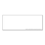 Custom Rectangle 3.5" x 8" Magnetic Sign - Screen Print - 1