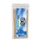 Custom Rectangular Flip-Top Mints and Toothpicks - 6