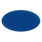 Custom Reflective Oval Shape Sticker - 2