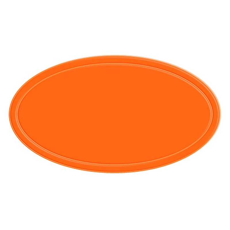 Custom Reflective Oval Shape Sticker - 4