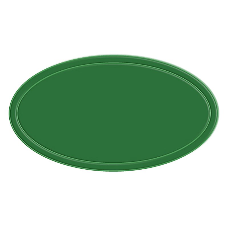 Custom Reflective Oval Shape Sticker - 7