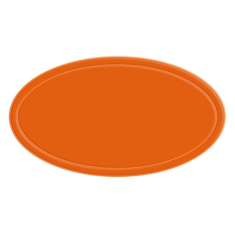 Custom Reflective Oval Shape Sticker - 8