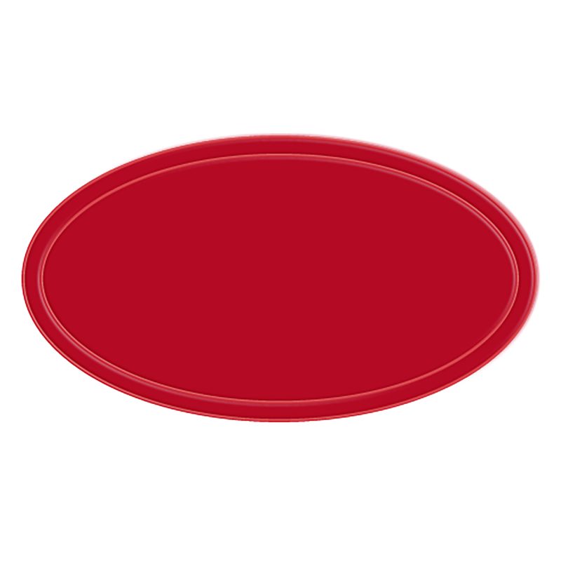 Custom Reflective Oval Shape Sticker - 9