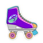 Custom Roller Skate Shaped NoteKeeper™ Magnet 20 Mil